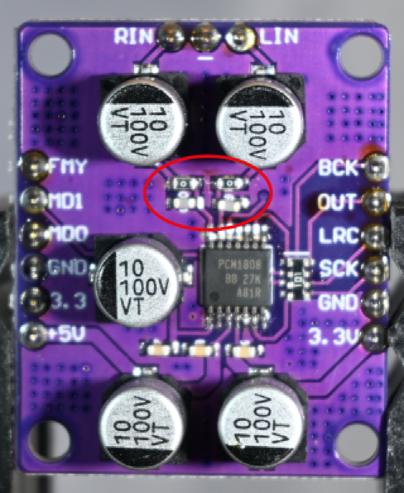 PCM1808 Module Modification